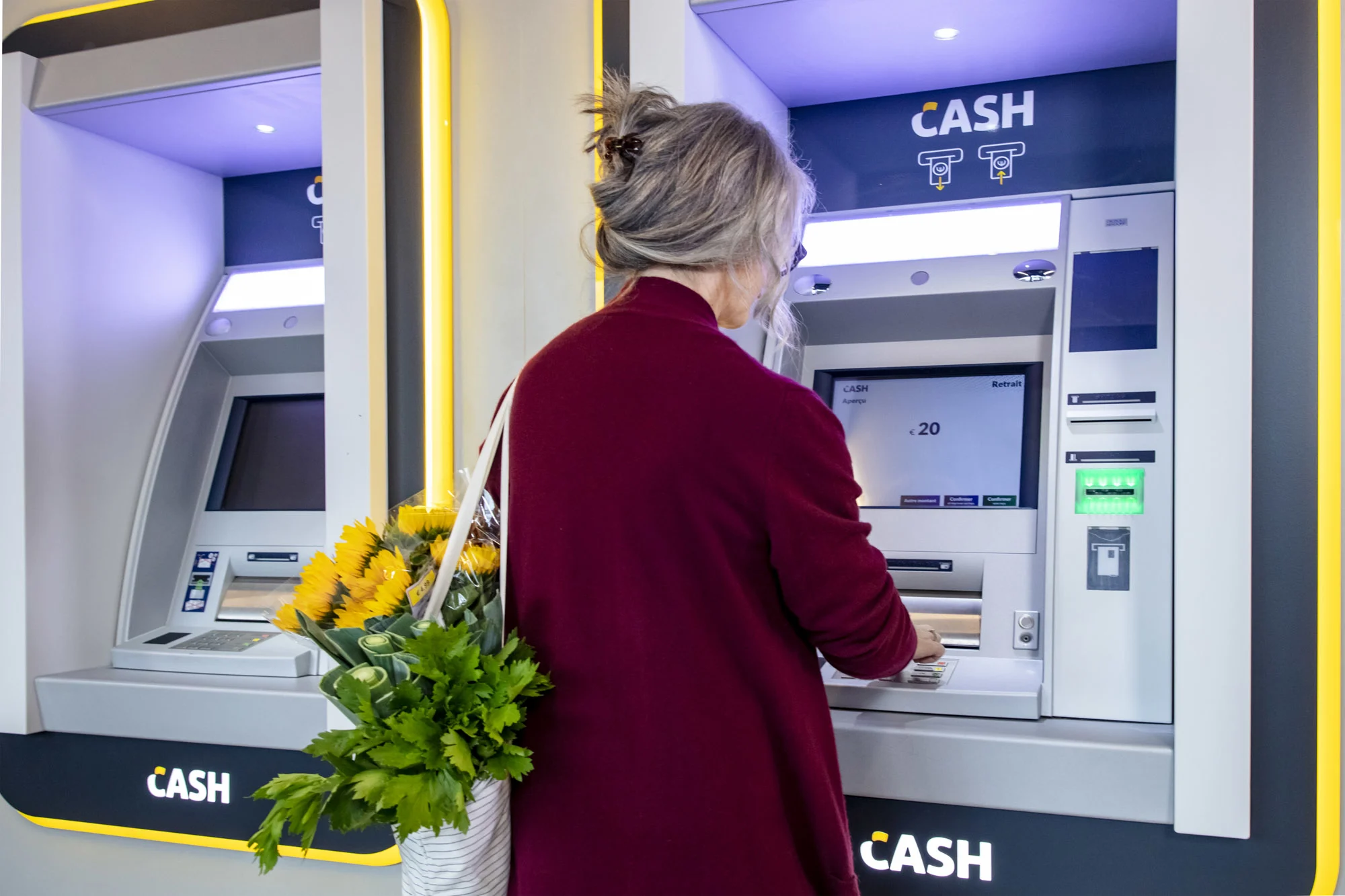 Hoeveel betaal ik voor een verrichting via een Bancontact CASH-punt?